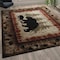 Flash Furniture 8' x 10' Brown Rustic Bear and Cub Olefin Area Rug KP-RGB3940-810-BN-GG - alternate 2